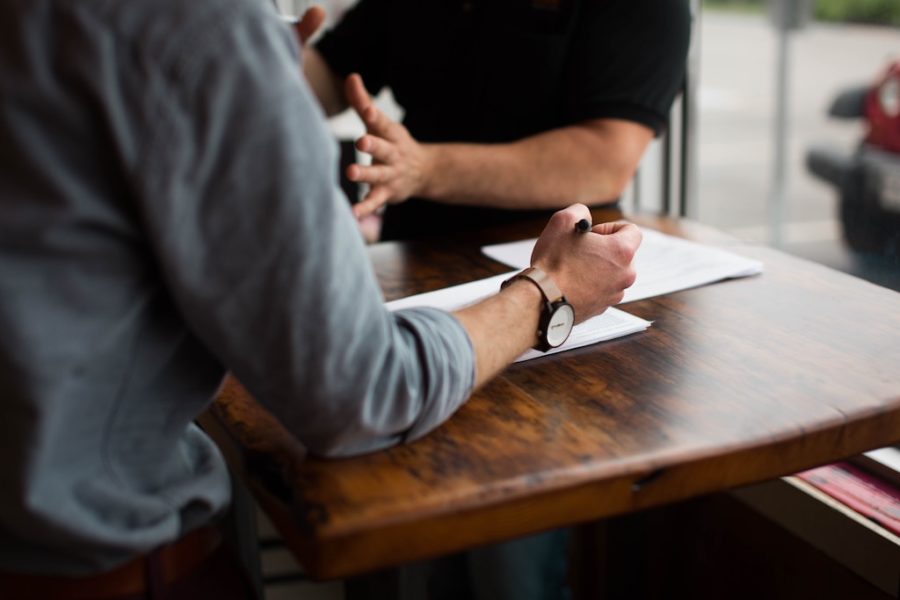Signing paperwork