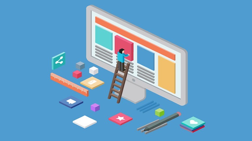 Website decorating animation
