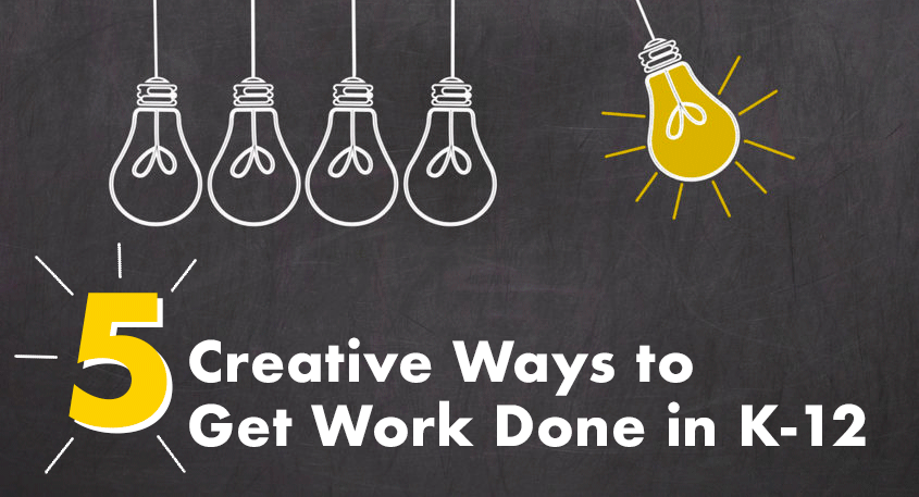 5 Creative Ways to work in k12
